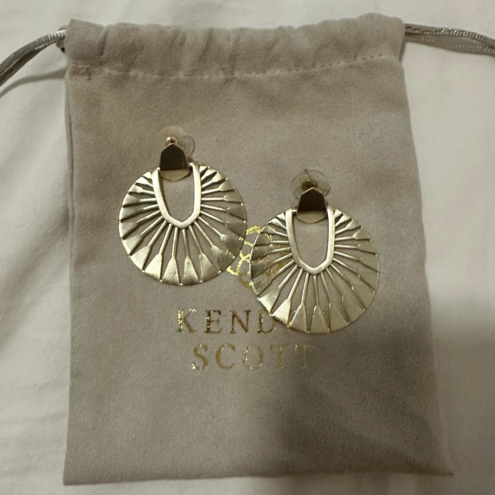 Gold Didi Sunburst Earrings